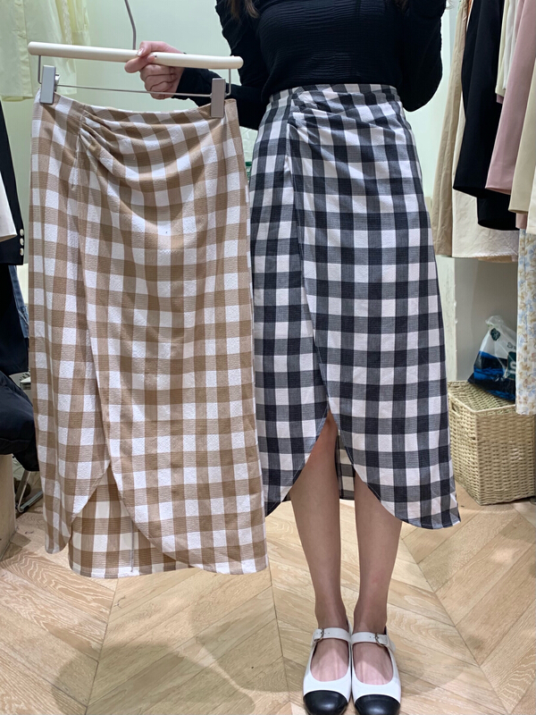 goods in stock! New year in early spring! [as] Plaid fashion skirt pants 3347# HBx