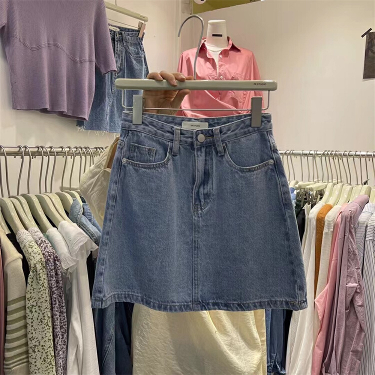 New year in early spring! [Zr] slim and versatile denim skirt 9635# XYY