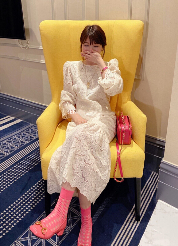goods in stock! New in early summer! [JH] Xiaoxiang embroidery lace dress (dress only) 41355# PCZ