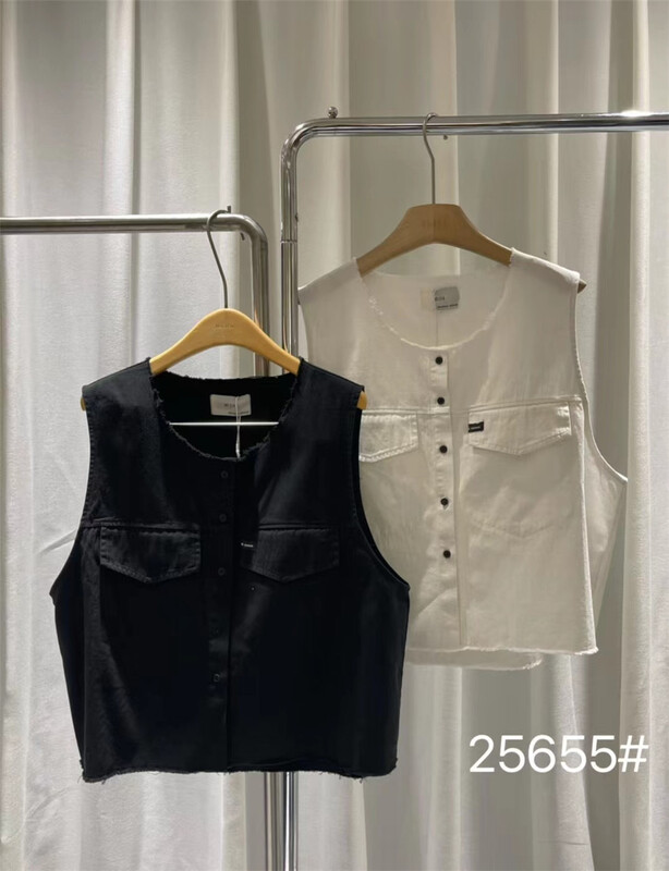 [Mujia] Korean style simple and versatile vest 25655# L