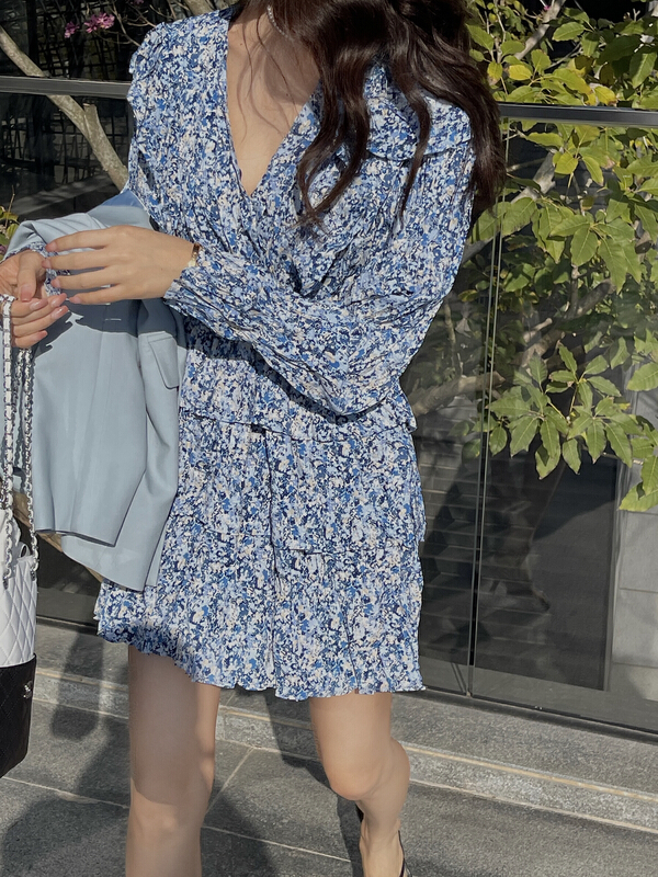 New year in early spring! [VT] fresh first love floral cake dress (dress only) 8685# ozq