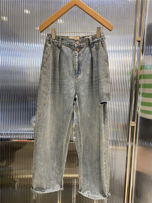 【O NOT 1】韓版水洗百搭牛仔褲  W618#  LSW