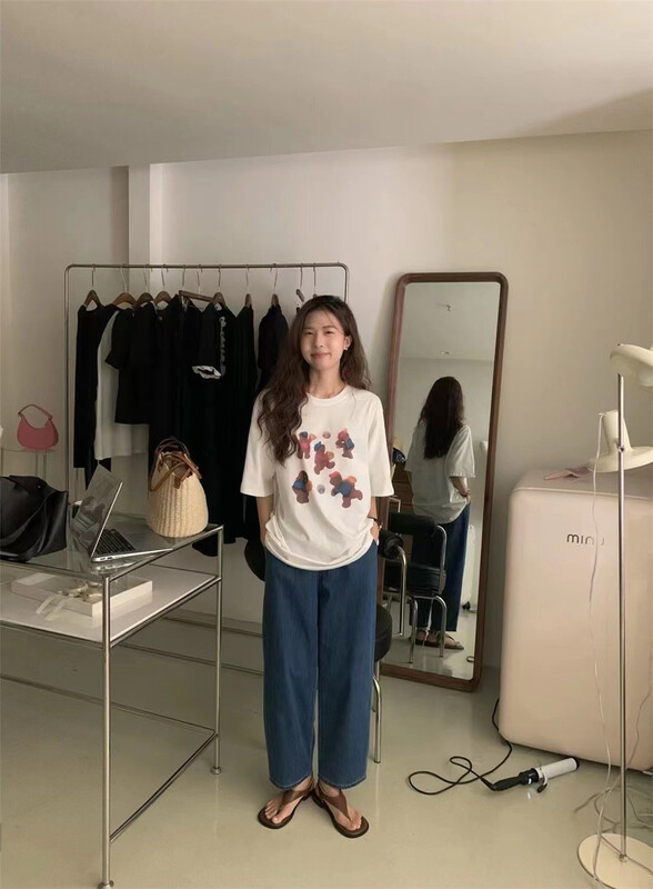 [Han Youshou] cute cartoon short sleeve T-shirt