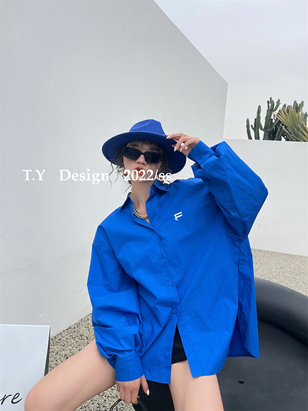goods in stock! New year in early spring! [T.Y tangyuanjia] Korean solid color button up shirt 9817# ozq