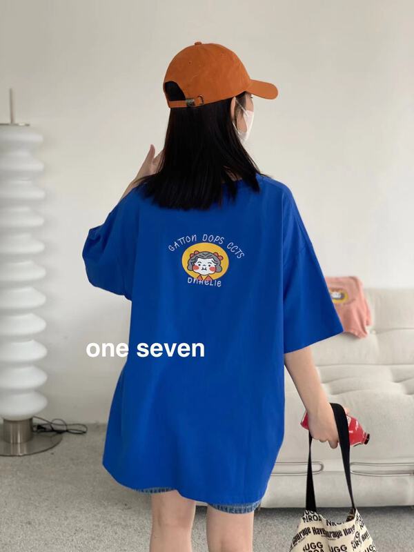 [one seven] Korean loose and versatile short sleeve T-shirt 5031# XYY