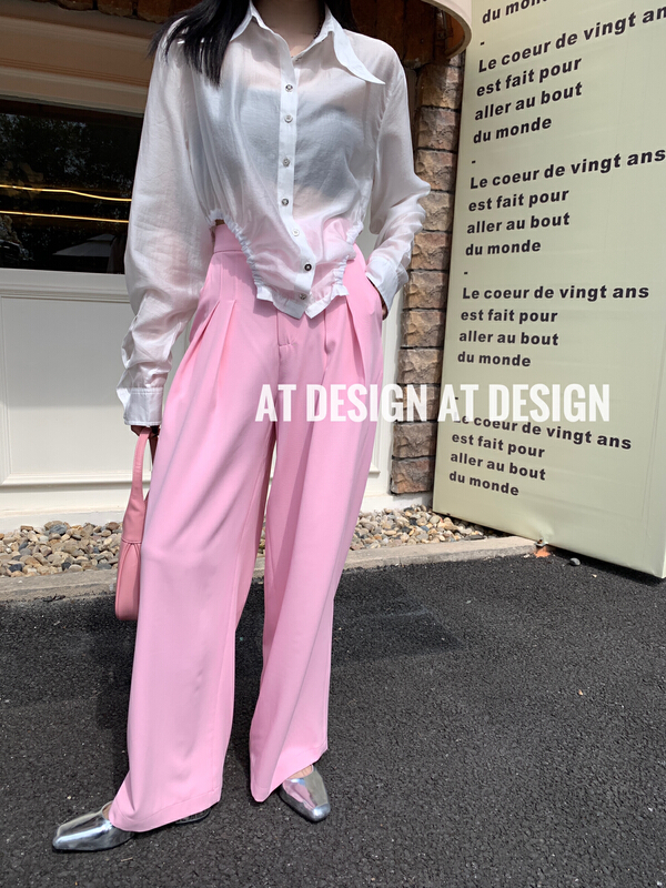【AT】韓版簡約百搭休閒褲  93097#  LSL
