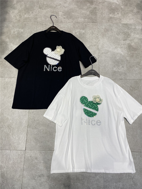 [didi] Mickey head print short sleeve T-shirt 5148# ozq