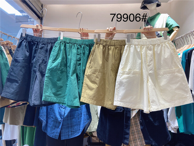 [ninestone nine stones] Vintage simple comfortable casual shorts 79906# L