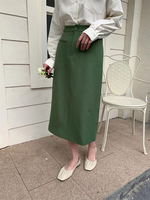 [Fanke Fanke] temperament commuter versatile skirt 62061# XJ