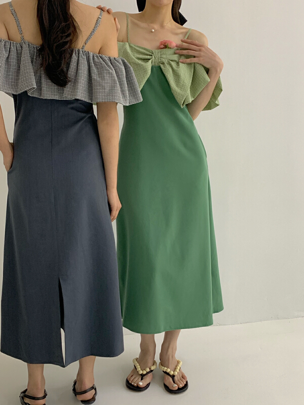 New in early summer! [new open] light luxury premium bow dress cl22706# zxl