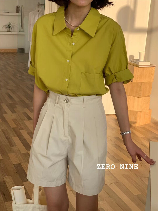 New in early summer! [zero-nine 009] Korean high waist slim casual shorts 9279# HBx
