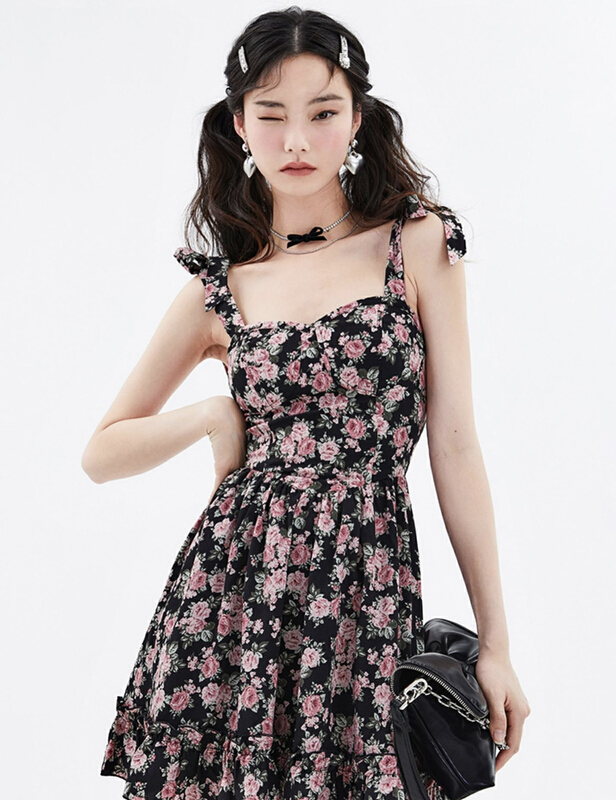 [AC] Super Sweet Spice Girl floral suspender dress 6922# JJ