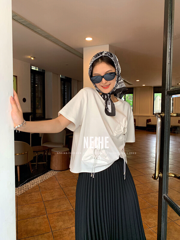 New year in early spring! [neihe] slim design and comfortable short sleeve T-shirt 22082# zxx