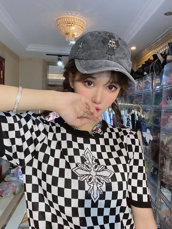New in early summer! [pan] Korean Short Sleeve age reducing foreign style sweater 00329# PCZ
