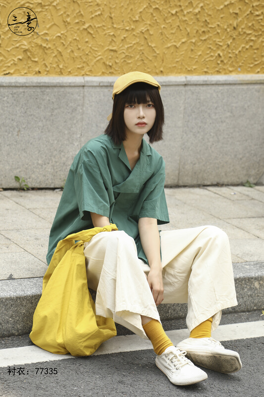 goods in stock! New in early summer! [original three element clothes] simple temperament leisure commuter shirt 77335# XYJ