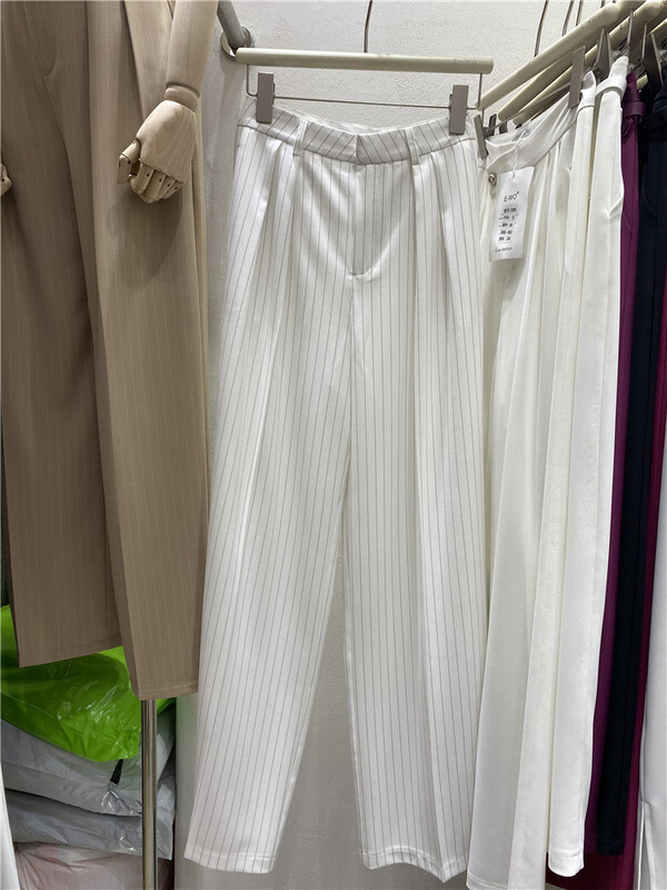[e-wo] stripe design casual pants 2280# LSW