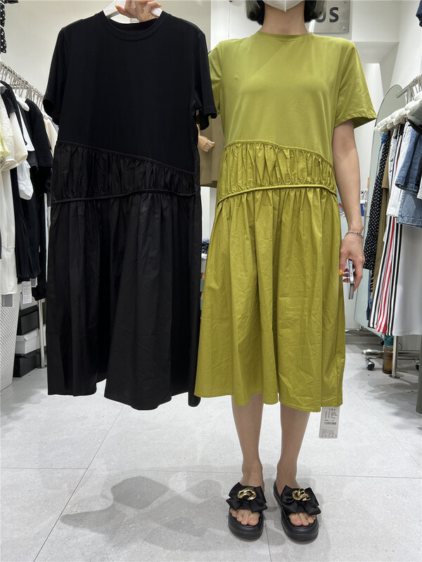 [UUS] lady Pleated Dress 222963# hyy