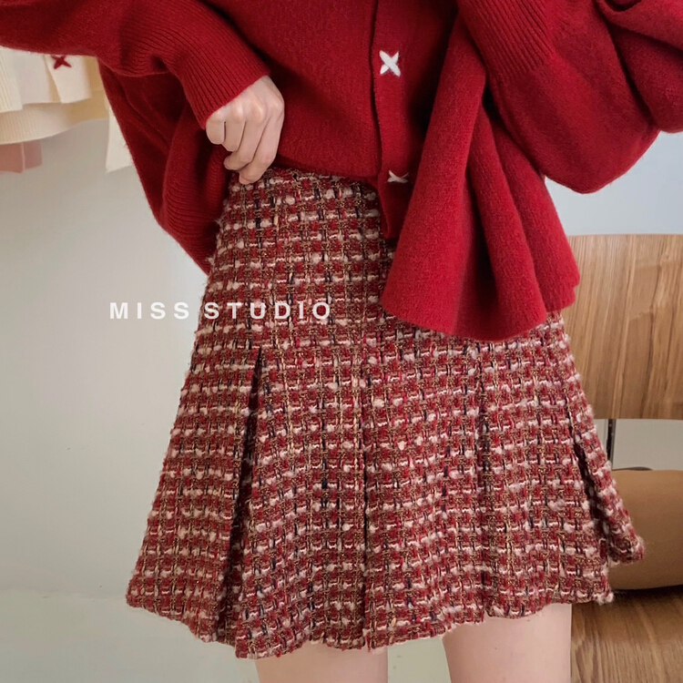 New year in early spring! [miss miss miss home] small fragrance and versatile temperament skirt n8069# ZSY