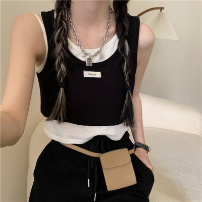 New year in early spring! [F.P.] Korean fake two-piece knitted vest 42022# HBx