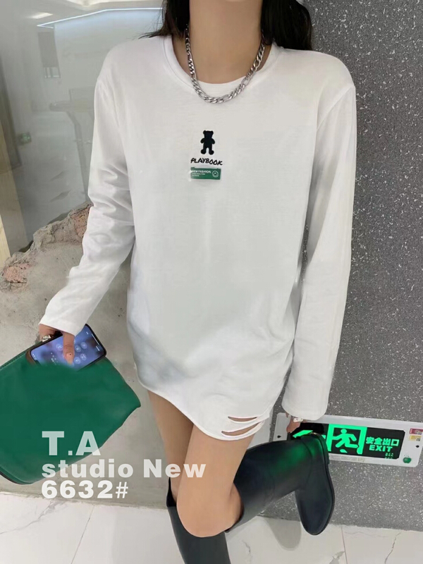 New year in early spring! [TA +] cartoon versatile loose long sleeve T-shirt 6932# XYY