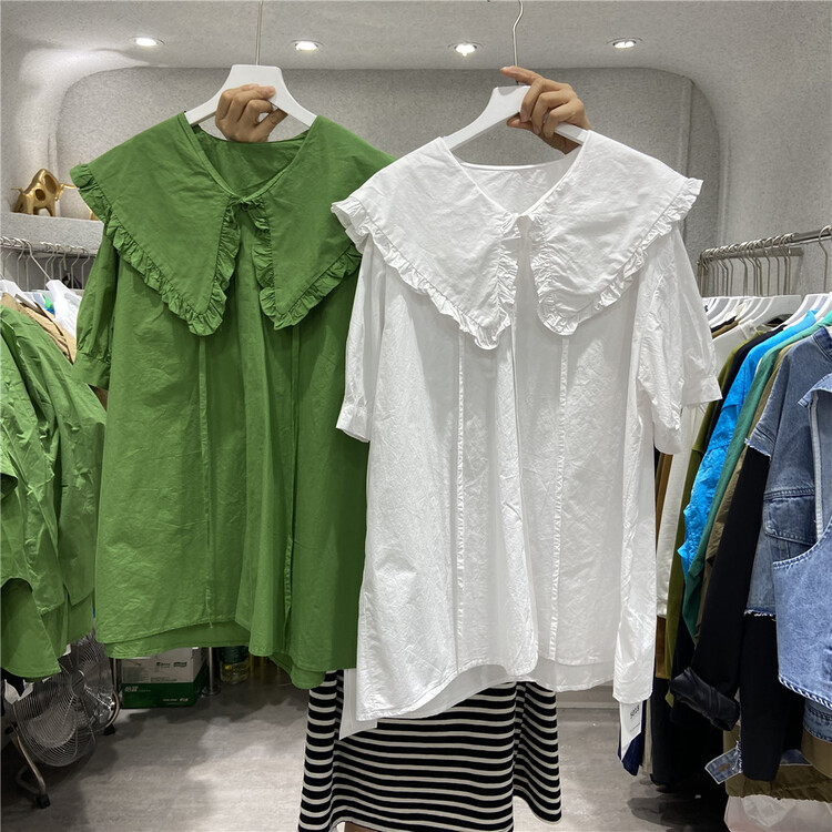 [starting point] single breasted fashion Korean shirt 5018# L