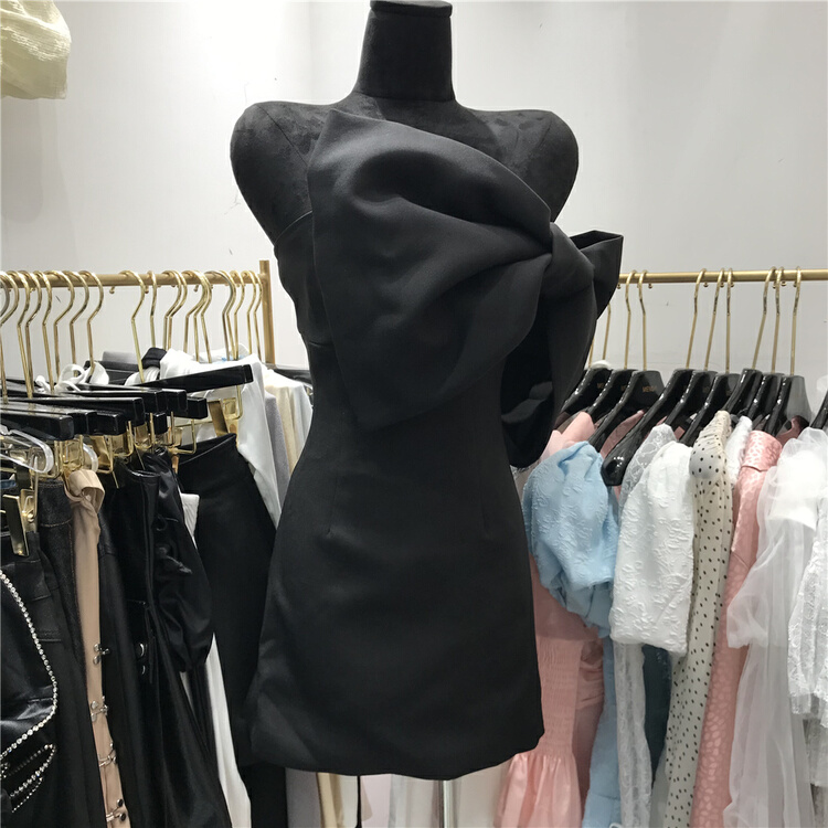 goods in stock! New in early summer! [trendy] bra sexy bow dress 12078# JJ