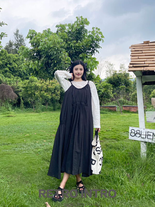 New in early summer! [Rin] two side suspender dress 21088# cqw