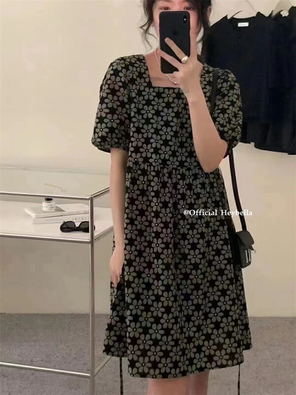 [hey Bella] lady Pleated Dress 3010# ll