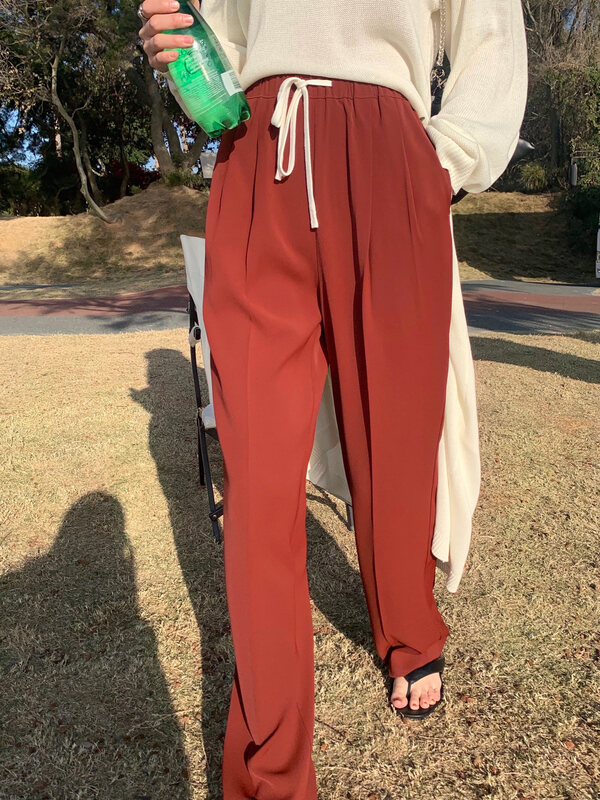 [simnice] Korean versatile comfortable casual pants 2192# cqw