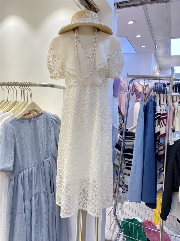 [sunny] temperament little woman lace dress 1937# hjy
