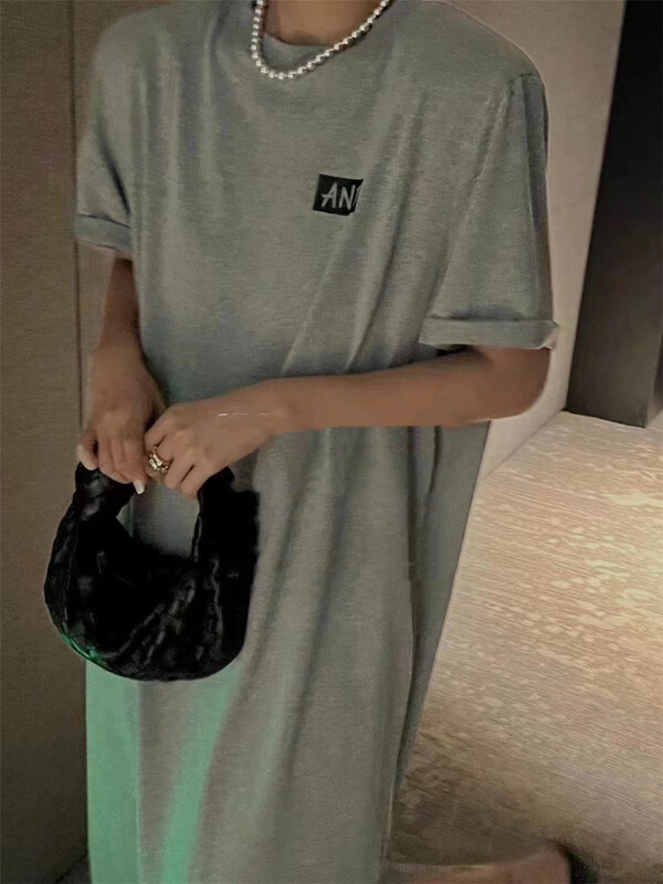 [Han C family] loose letter versatile dress 8138# PCZ
