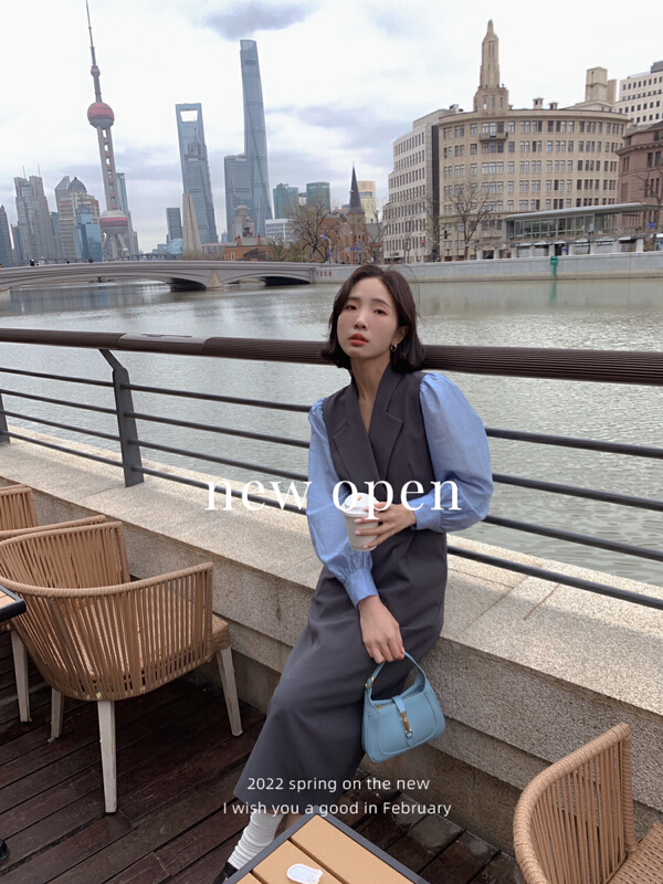 New year in early spring! [new open] Korean SLIM STRAIGHT suit skirt fq22229# zxl