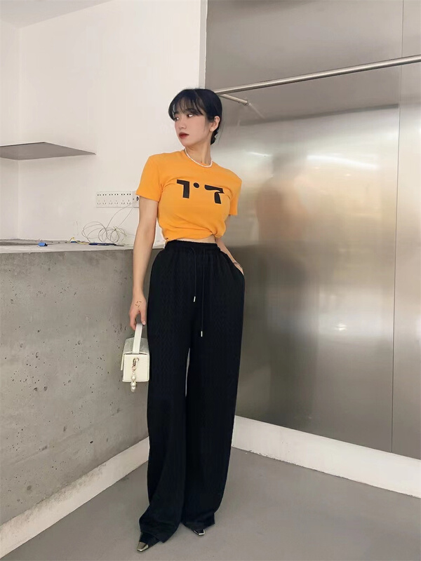 Original price 89.00! [D2] Korean loose wide legged floor slimming casual pants 2105368# CSX
