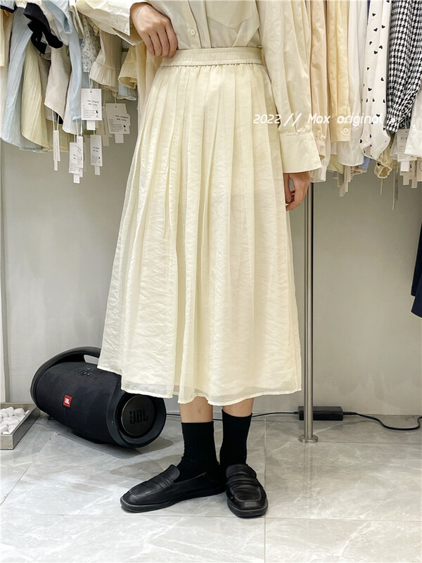 New year in early spring! [Max original] Korean loose pleated skirt 97939# HBx