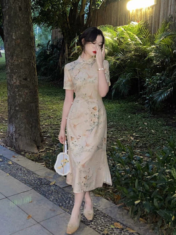 [L.L studio] slim lady dress 77144# PCZ