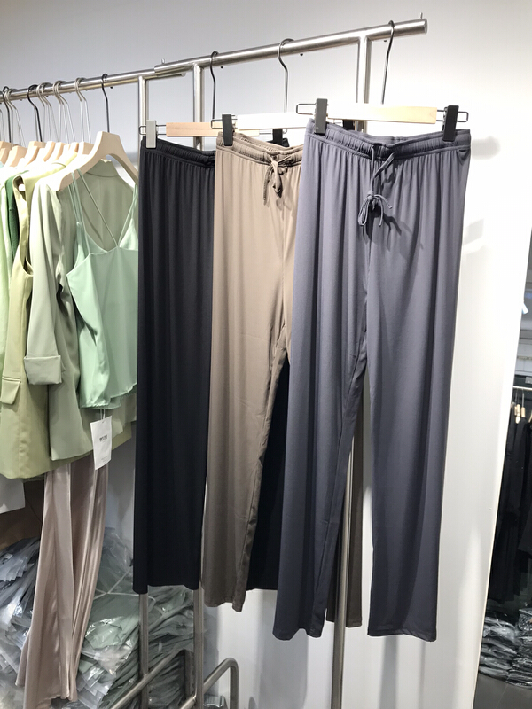初夏上新!【WUYI】舒適垂墜質感休閒褲(配腰繩)  W30017#  XJ