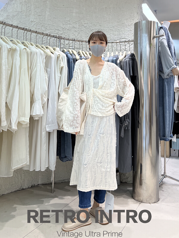 New year in early spring! [Rin] simple temperament, worn-out and destructive design, suspender strap skirt r-20997# cqw