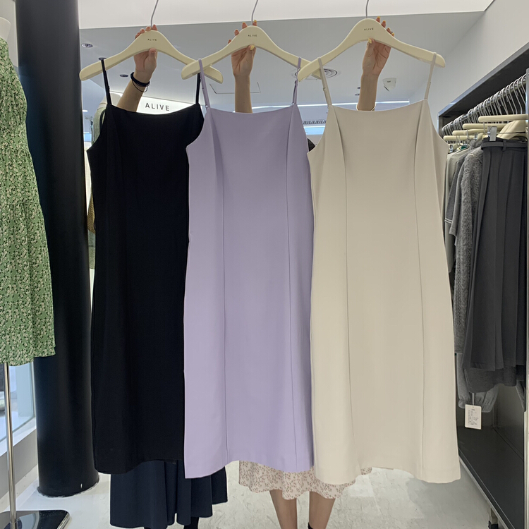 New year in early spring! [alive] Korean suspender suit dress a12839# lwy