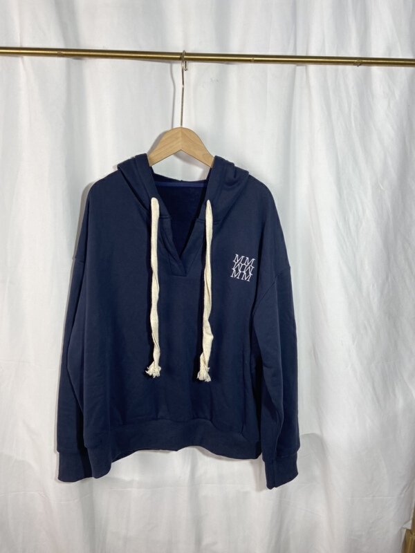 【YI SHOW小店】連帽字母刺繡洋氣衛衣  1216#  CL