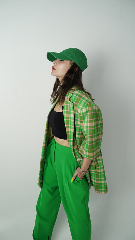 [d.two D2] checkered breasted Korean suit 2117511# hyy