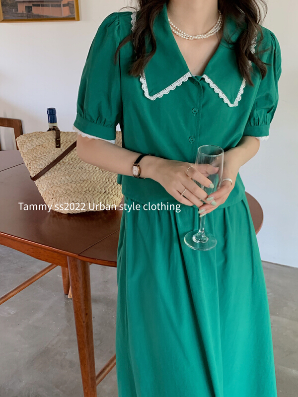 New in early summer! [Tammy] age reducing versatile fashion shirt 62957# L
