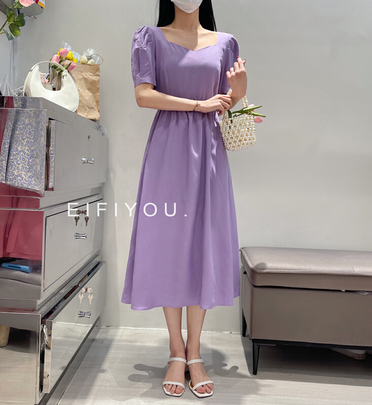 goods in stock! [EI fi you] court style waistless dress 5053# LSL
