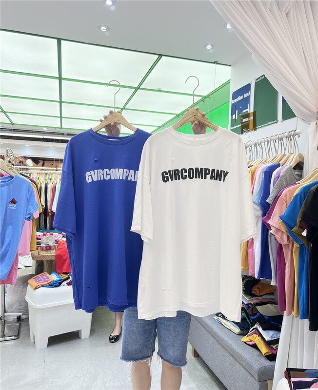 [1986] letter printed comfortable short sleeve T-shirt f1299# LSL