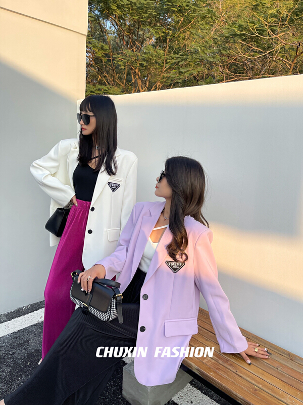goods in stock! Early spring! [c.x Chuxin] label candy color new suit k775# WTT