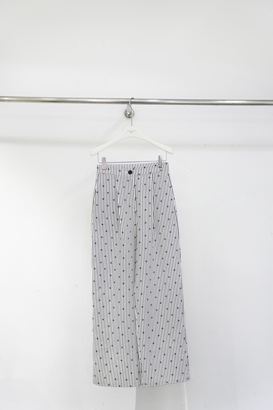 goods in stock! New year in early spring! [C oni] high waist loose striped trousers od222p4456# zxl