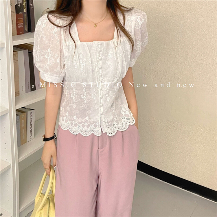 New in early summer! [miss. C studio] French style short shirt 8850# zxx