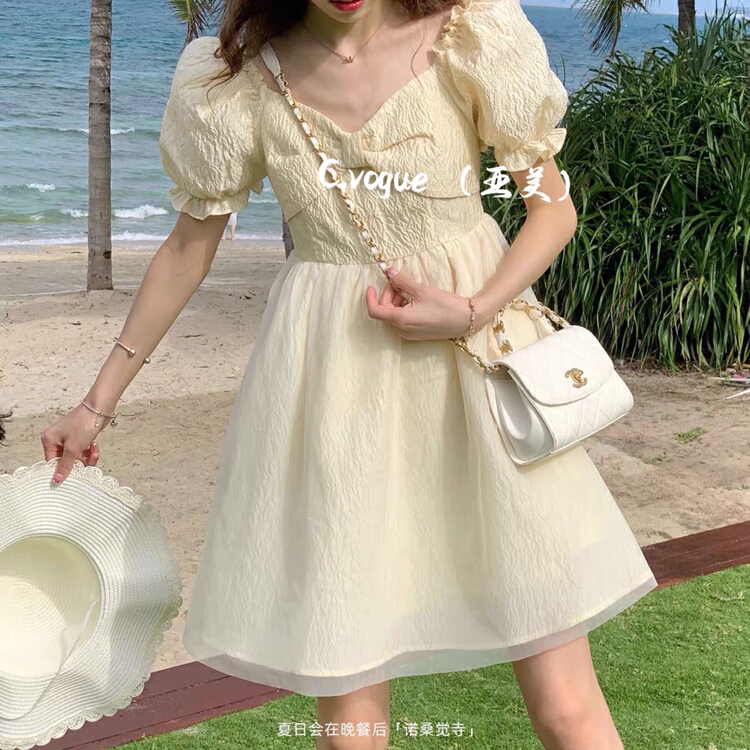 [c.vogue] French retro fashion dress 2336# PCZ