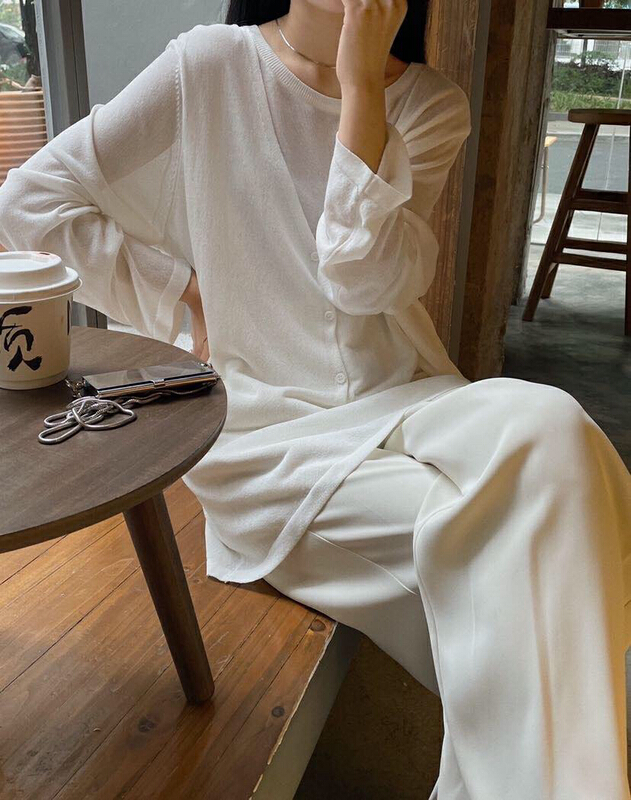 New year in early spring! [soul] fake two fashionable Korean knitwear bt1604121tm# CLS