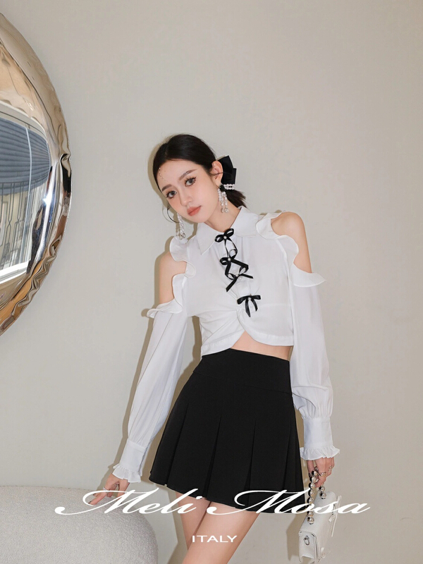 goods in stock! New year in early spring! [ala] minority design pleated skirt b1293# JJ