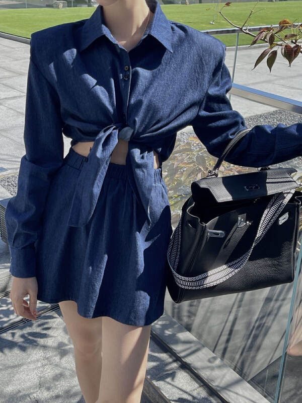 goods in stock! New year in early spring! [VT] simple solid color small design dress 8669# ozq